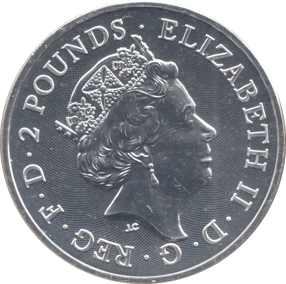 2021 1 OZ FINE SILVER 999 PROOF ROBIN HOOD 2 POUNDS - SILVER WORLD COINS - Cambridgeshire Coins