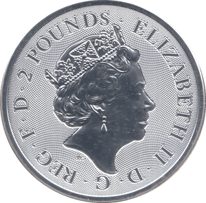 2021 1 OZ FINE SILVER 999 PROOF ST GEORGE DRAGON 2 POUNDS - SILVER WORLD COINS - Cambridgeshire Coins