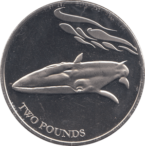 2021 2 POUNDS BLUE WHALE ( BU ) - £2 BU - Cambridgeshire Coins