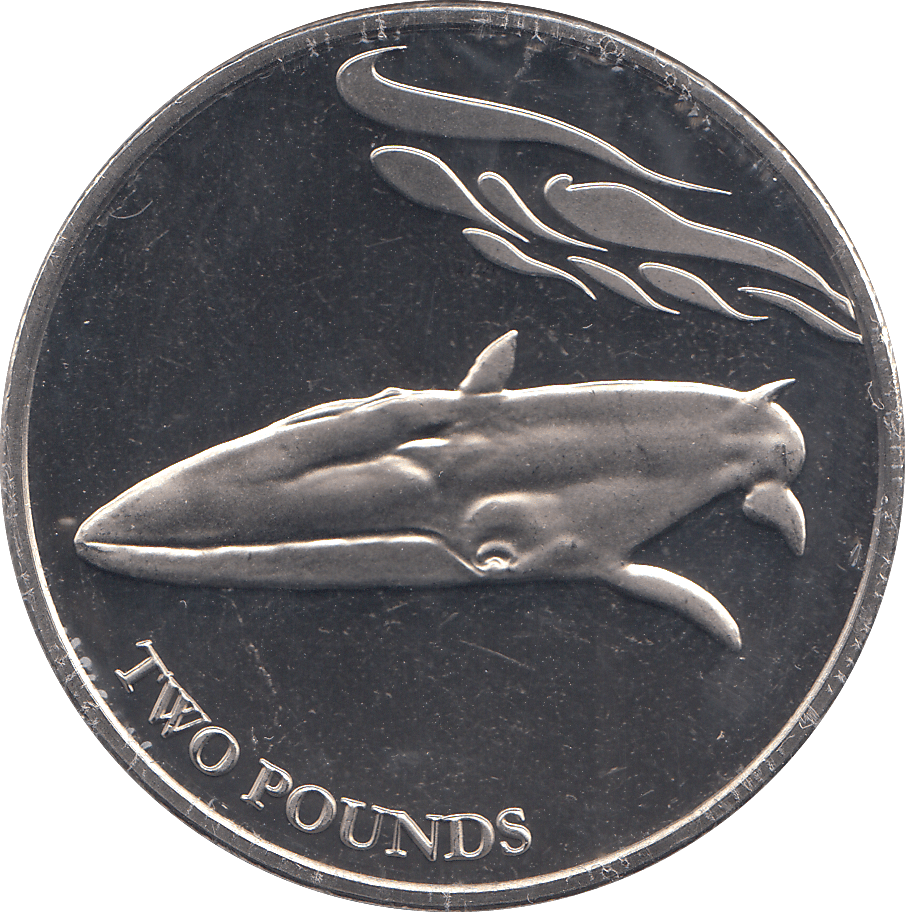 2021 2 POUNDS BLUE WHALE ( BU ) - £2 BU - Cambridgeshire Coins
