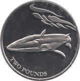2021 2 POUNDS BLUE WHALE ( BU ) - £2 BU - Cambridgeshire Coins