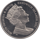 2021 2 POUNDS BLUE WHALE ( BU ) - £2 BU - Cambridgeshire Coins