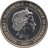 2021 2 POUNDS DONALD CAMPBELL BLUE BIRD CN7 ( BU ) - £2 BU - Cambridgeshire Coins