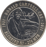 2021 2 POUNDS DONALD CAMPBELL BLUE BIRD K7 ( BU ) - £2 BU - Cambridgeshire Coins