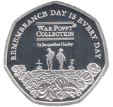 2021 20 CENTS SILVER PLATED REMEMBRANCE DAY ( PROOF ) - WORLD COINS - Cambridgeshire Coins