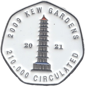 2021 2009 KEW GARDENS TOKEN THE GREAT BRITISH COIN HUNT - OTHER TOKENS - Cambridgeshire Coins