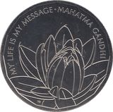 2021 5 POUNDS MAHATMA GANDHI - WORLD COINS - Cambridgeshire Coins