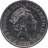 2021 5 POUNDS MAHATMA GANDHI - WORLD COINS - Cambridgeshire Coins