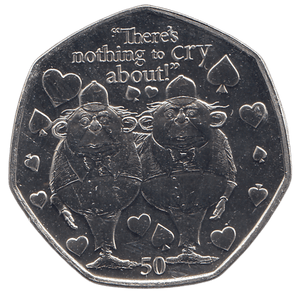 2021 50 P ALICE THROUGH THE LOOKING GLASS TWEEDLEDUM & TWEEDLEDEE ( BU ) - 50P CIRCULATED - Cambridgeshire Coins