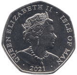 2021 50 P ALICE THROUGH THE LOOKING GLASS WHITE QUEEN ( BU ) - 50P CIRCULATED - Cambridgeshire Coins