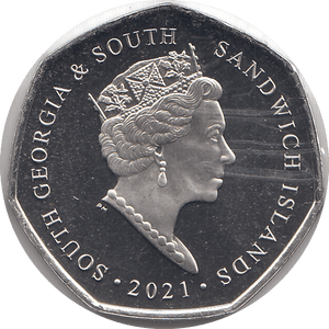 2021 50 PENCE HMS TERROR ( BU ) - WORLD COINS - Cambridgeshire Coins