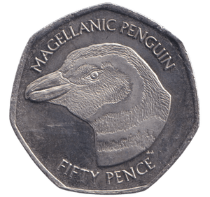2021 50 PENCE MAGELLANIC PENGUIN - WORLD COINS - Cambridgeshire Coins