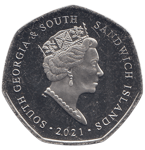 2021 50 PENCE QUEENS 95TH BIRTHDAY ( BU ) - WORLD COINS - Cambridgeshire Coins