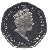 2021 50 PENCE QUEENS 95TH BIRTHDAY ( BU ) - WORLD COINS - Cambridgeshire Coins