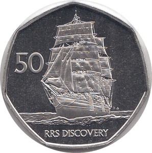2021 50 PENCE RRS DISCOVERY ( BU ) - WORLD COINS - Cambridgeshire Coins