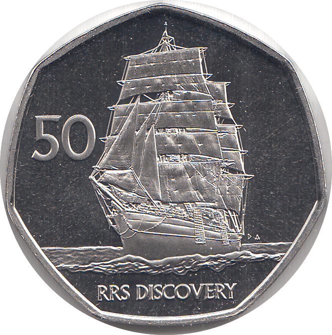 2021 50 PENCE RRS DISCOVERY ( BU ) - WORLD COINS - Cambridgeshire Coins