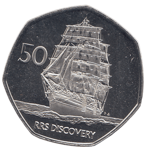 2021 50 PENCE RRS DISCOVERY ( BU ) - WORLD COINS - Cambridgeshire Coins