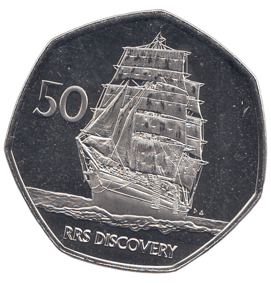 2021 50 PENCE RRS DISCOVERY ( BU ) - WORLD COINS - Cambridgeshire Coins