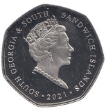 2021 50 PENCE RRS DISCOVERY ( BU ) - WORLD COINS - Cambridgeshire Coins