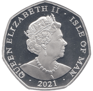 2021 50P ALICE TWEEDLE DEE AND TWEEDLE DUM ISLE OF MAN SILVER ( PROOF ) - 50P REGIONAL ISSUES - Cambridgeshire Coins