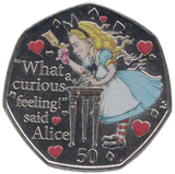 2021 50P ALICE'S ADVENTURES IN WONDERLAND ( BU ) - WORLD COINS - Cambridgeshire Coins