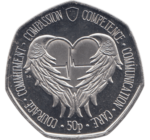 2021 50P ANGEL WINGS ( BU ) - WORLD COINS - Cambridgeshire Coins