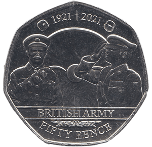 2021 50P BRITISH ARMY BAILIWICK OF JERSEY ( BU ) - 50p BU - Cambridgeshire Coins