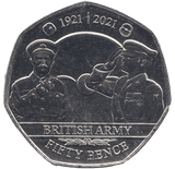 2021 50P BRITISH ARMY BAILIWICK OF JERSEY ( BU ) - 50p BU - Cambridgeshire Coins