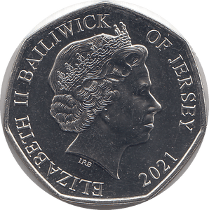 2021 50P BRITISH ARMY BAILIWICK OF JERSEY ( BU ) - 50P REGIONAL ISSUES - Cambridgeshire Coins