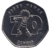 2021 50P BU DENNIS THE MENACE - 50p BU - Cambridgeshire Coins