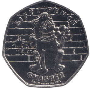 2021 50P BU GNASHER DENNIS THE MENACE SERIES - 50p BU - Cambridgeshire Coins