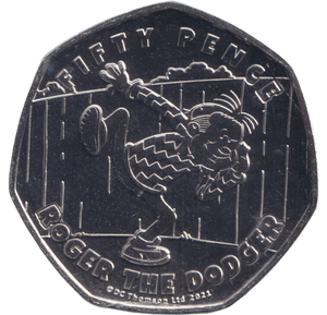 2021 50P BU ROGER THE DODGER DENNIS THE MENACE SERIES - 50p BU - Cambridgeshire Coins