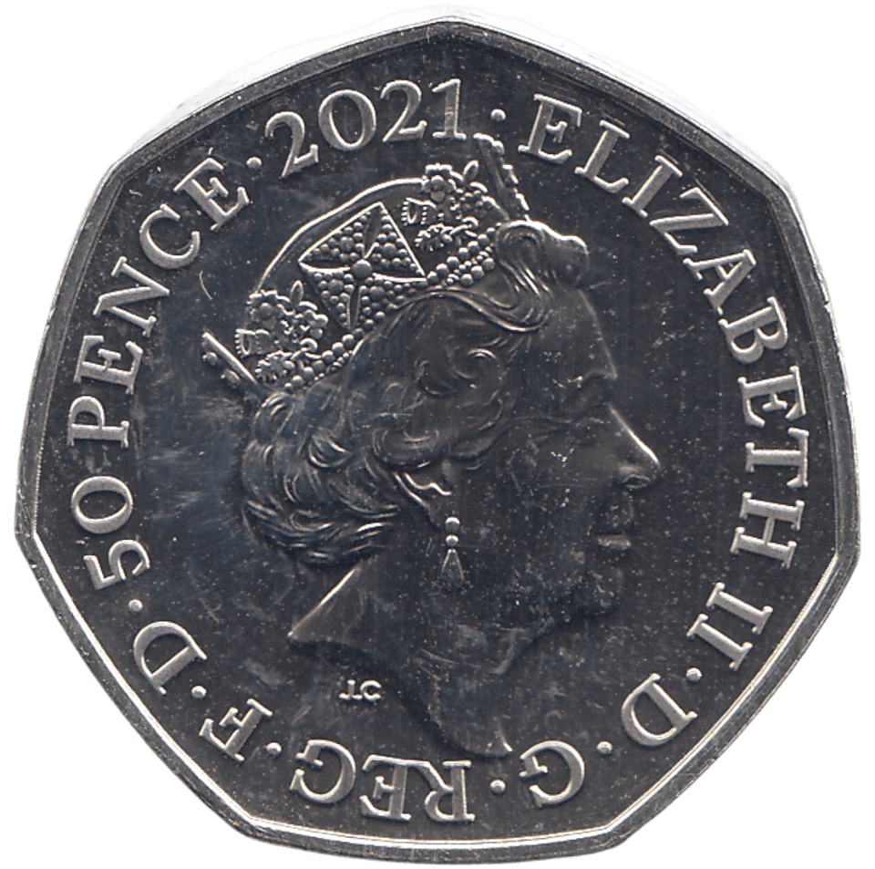 2021 50P DECIMAL DAY 50TH ANNIVERSARY ( BU ) - WORLD COINS - Cambridgeshire Coins