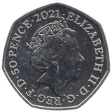 2021 50P DECIMAL DAY 50TH ANNIVERSARY ( BU ) - WORLD COINS - Cambridgeshire Coins