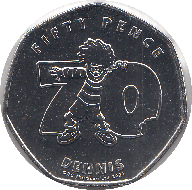 2021 50P DENNIS PITCAIRN ISLANDS ( BU ) - 50P REGIONAL ISSUES - Cambridgeshire Coins