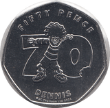 2021 50P DENNIS PITCAIRN ISLANDS ( BU ) - 50P REGIONAL ISSUES - Cambridgeshire Coins