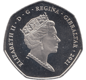 2021 50P GUESS HOW MUCH I LOVE YOU ( BU ) COLOURISED - SILVER WORLD COINS - Cambridgeshire Coins