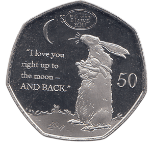 2021 50P GUESS HOW MUCH I LOVE YOU ( BU ) - SILVER WORLD COINS - Cambridgeshire Coins