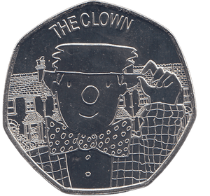 2021 50P MR BENN THE CLOWN ( BU ) - 50P Silver Proof - Cambridgeshire Coins