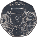 2021 50P MR BENN THE CLOWN ( BU ) - 50P Silver Proof - Cambridgeshire Coins