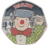 2021 50P MR BENN THE CLOWN SILVER 9 PROOF ) COLOURISED - 50P Silver Proof - Cambridgeshire Coins