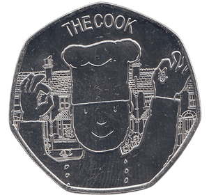 2021 50P MR BENN THE COOK ( BU ) - 50P Silver Proof - Cambridgeshire Coins