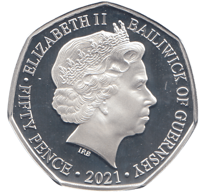 2021 50P MR BENN THE COOK SILVER ( PROOF ) COLOURISED - 50P Silver Proof - Cambridgeshire Coins