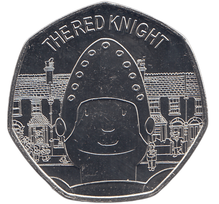2021 50P MR BENN THE RED KNIGHT ( BU ) - 50P Silver Proof - Cambridgeshire Coins
