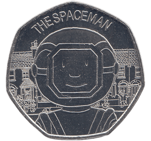 2021 50P MR BENN THE SPACEMAN ( BU ) - 50P Silver Proof - Cambridgeshire Coins