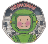 2021 50P MR BENN THE SPACEMAN SILVER ( PROOF ) COLOURISED - 50P Silver Proof - Cambridgeshire Coins
