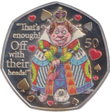 2021 50P QUEEN OF HEARTS ISLE OF MAN SILVER ( PROOF ) - 50P REGIONAL ISSUES - Cambridgeshire Coins