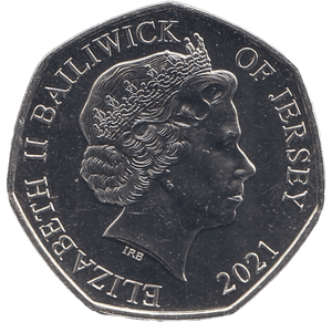 2021 50P ROYAL AIR FORCE BAILIWICK OF JERSEY ( BU ) - 50p BU - Cambridgeshire Coins