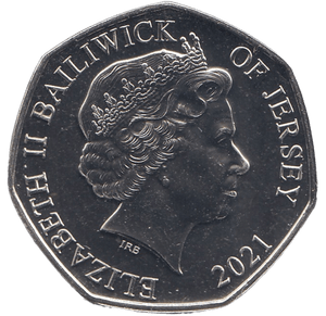 2021 50P ROYAL NAVY BAILIWICK OF JERSEY ( BU ) - 50p BU - Cambridgeshire Coins