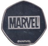 2021 50P SHAPED COIN MARVEL - 50P SHAPED COIN - Cambridgeshire Coins